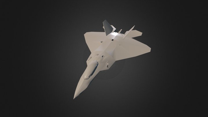 F-22 Raptor 3D Model