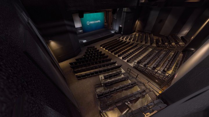 Midtown Atlanta Auditorium - Photogrammetry (HD) 3D Model