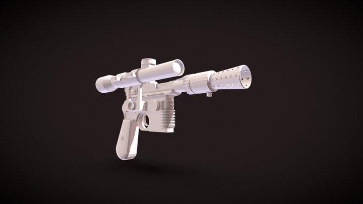 DL-44 Blaster 3D Model