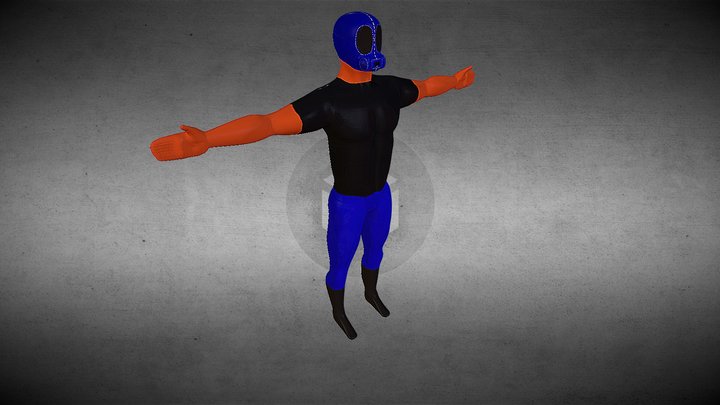 Personaje (Crow) 3D Model
