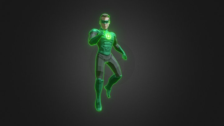 Green Lantern (Ryan Reynolds) – Kostenloses 3D-Modell STL