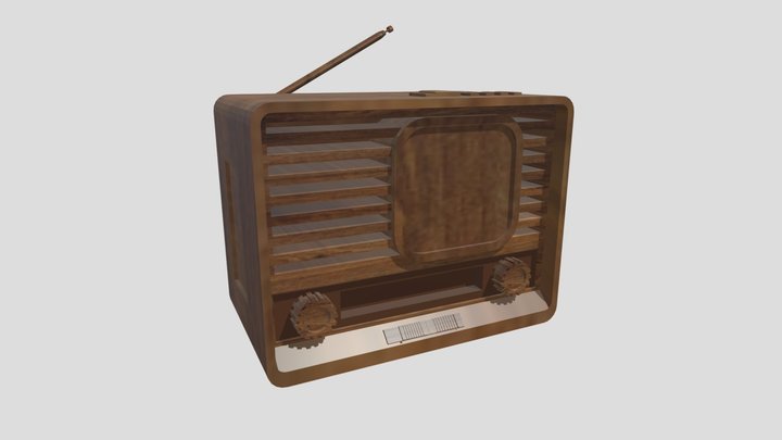 Radio 3D Model