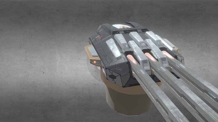Gun turre 3D Model