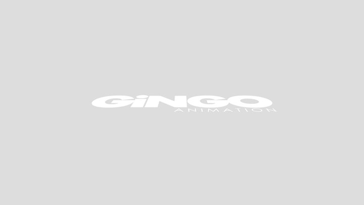 Gingo Animation Logo 1999 Remake 3D Model