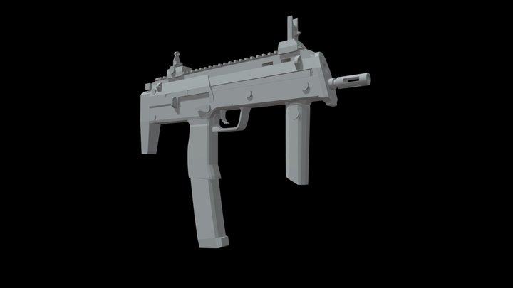 MP7 SMG 3D Model