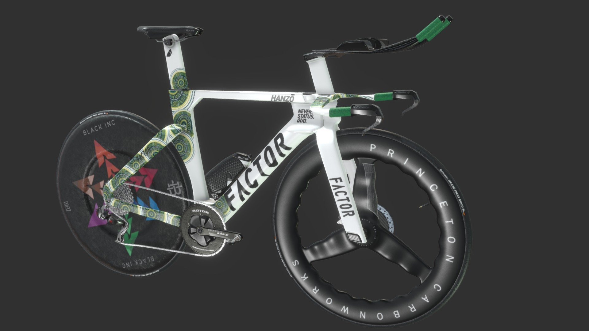 Factor Hanzo time trial bike - Buy Royalty Free 3D model by Dav1d ...