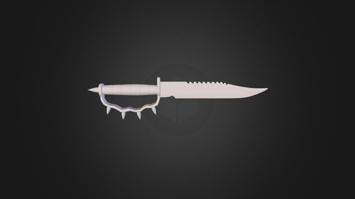 Нож 3D Model