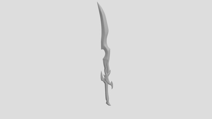 Sword based in Mihalceanu Alexandru desing 3D Model