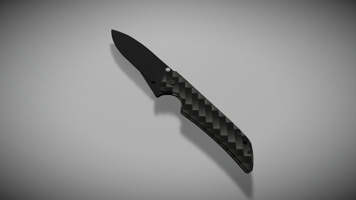 ProTech Knife 3D Model
