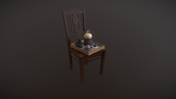 Tea Party 3D Model