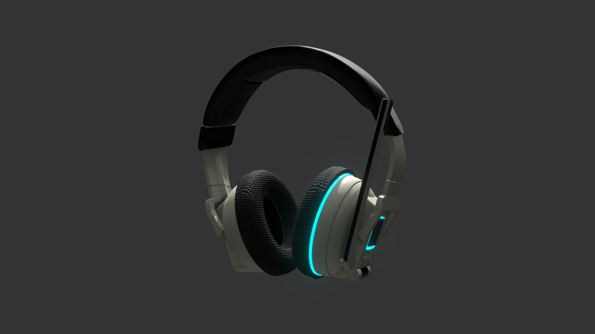 3D model Headphones 3D model - This is a 3D model of the Headphones 3D model. The 3D model is about a pair of headphones.