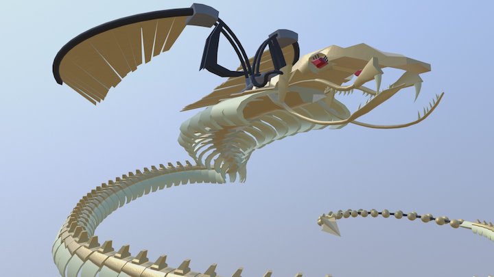 Assignment: Hardsurface Snake 3D Model