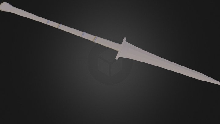 Sword Spear (Halberd)  3D Model