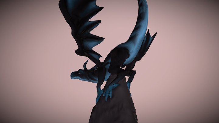 Black Dragon 3D Model