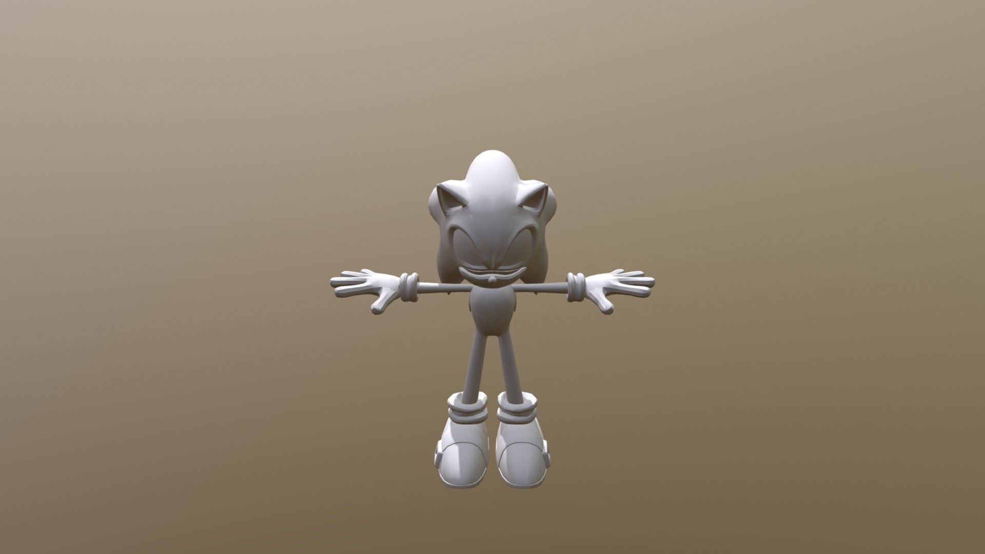 sonicmodel - 3D model by Memz [b57bba1] - Sketchfab