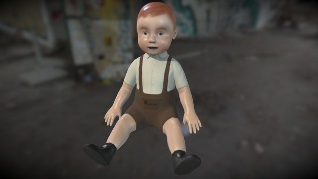Haunted Baby Doll (new) 3D Model