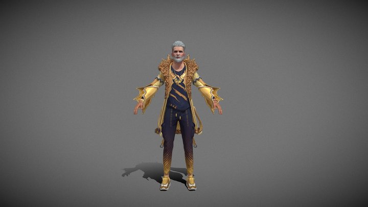 KING GADORAH PUBG MOBILE 3D Model
