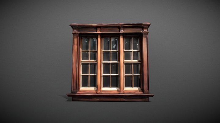 GA Free_050_Victorian Triple Window Frame