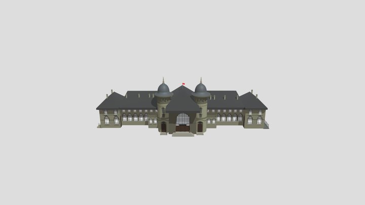 TÜGSF Tarihi Gar Binası 3D Model