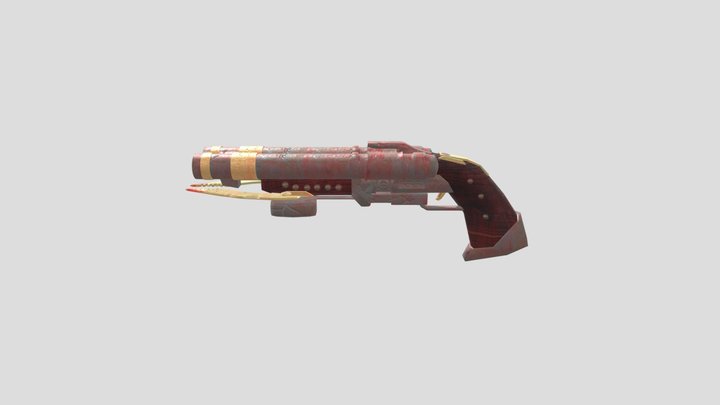Super Shotgun Textured 3D Model