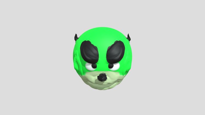 Doogle Angry 3D Model