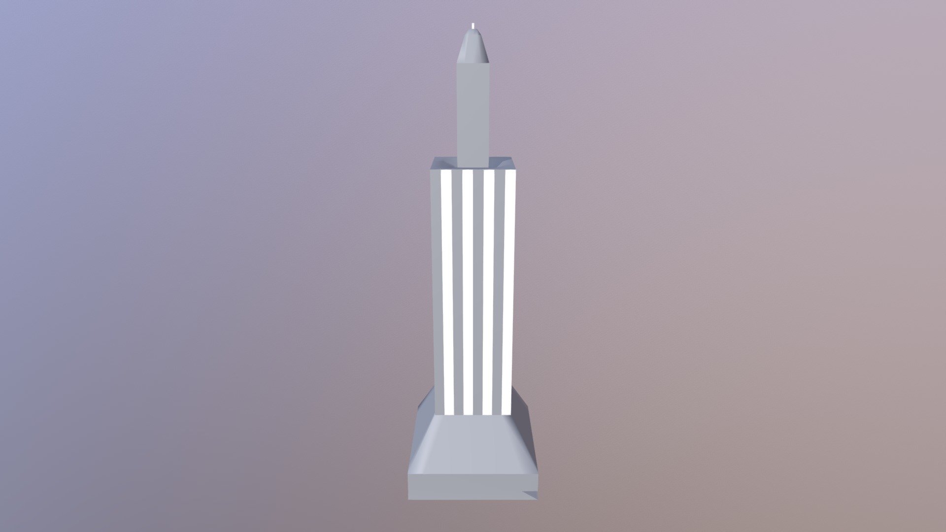 Tower (Blender Render) — Sketchfab embed 3D viewer
