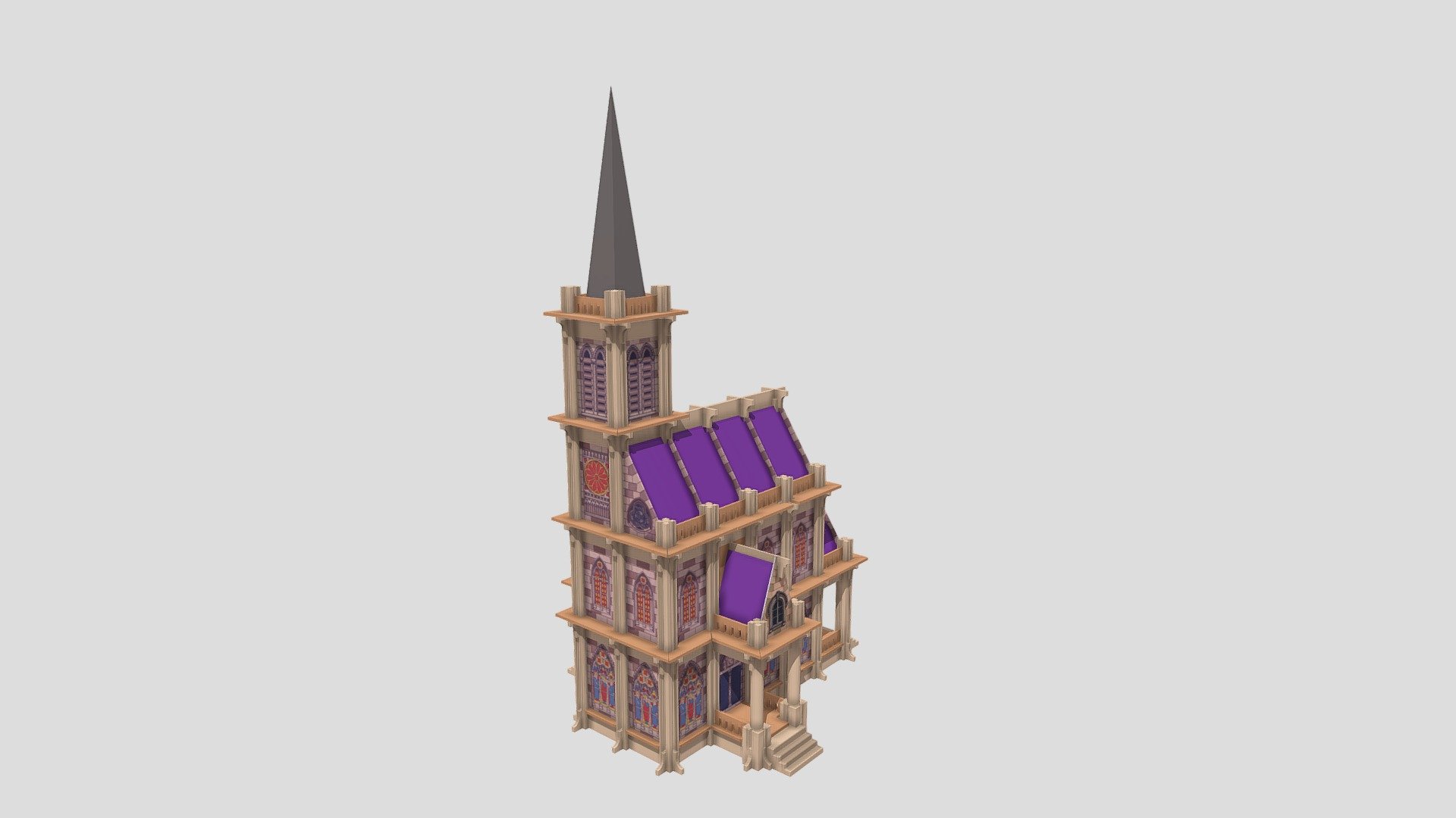 L'Edifice model 4-11: Eglise Ste- Clotilde - 3D model by ledifice ...