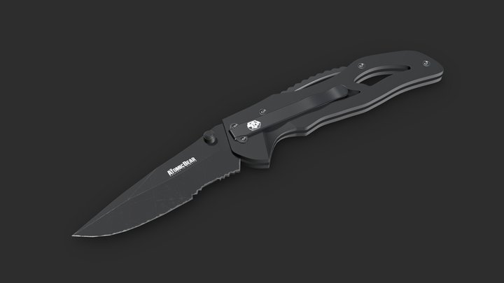 Folding Knife_2 3D Model