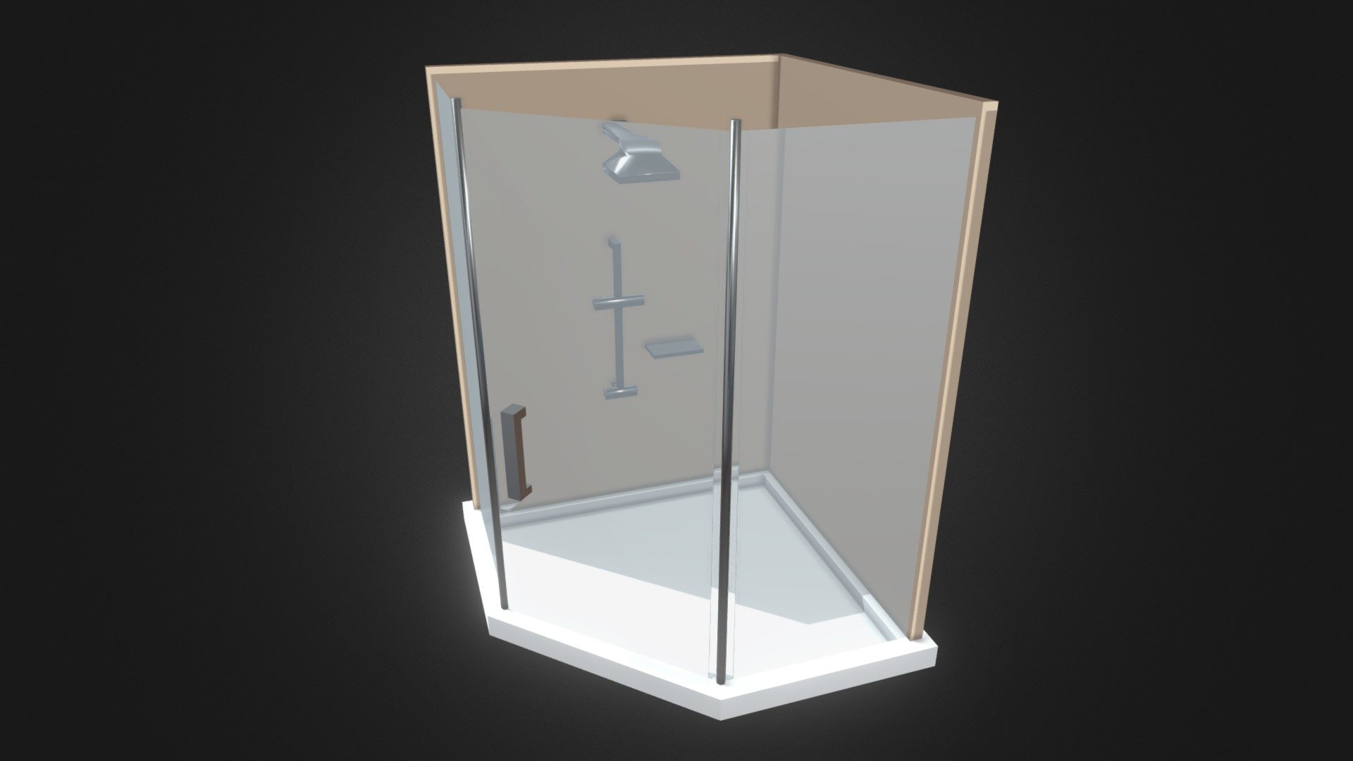 Household Props Challenge Day #30 - Shower - 3D model by Liberi Arcano ...