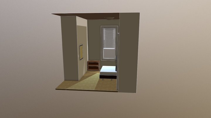 New Media Bedroom Model— Kai A 3D Model