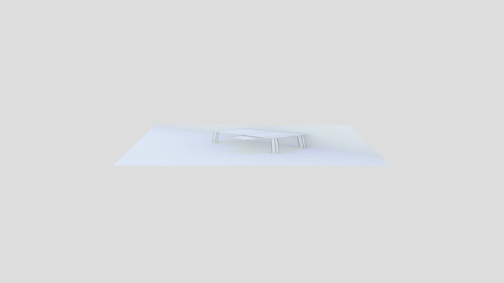clay_table_wireframe_render 3D Model