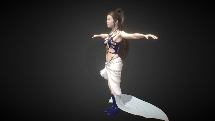Goddess lady 3D Model