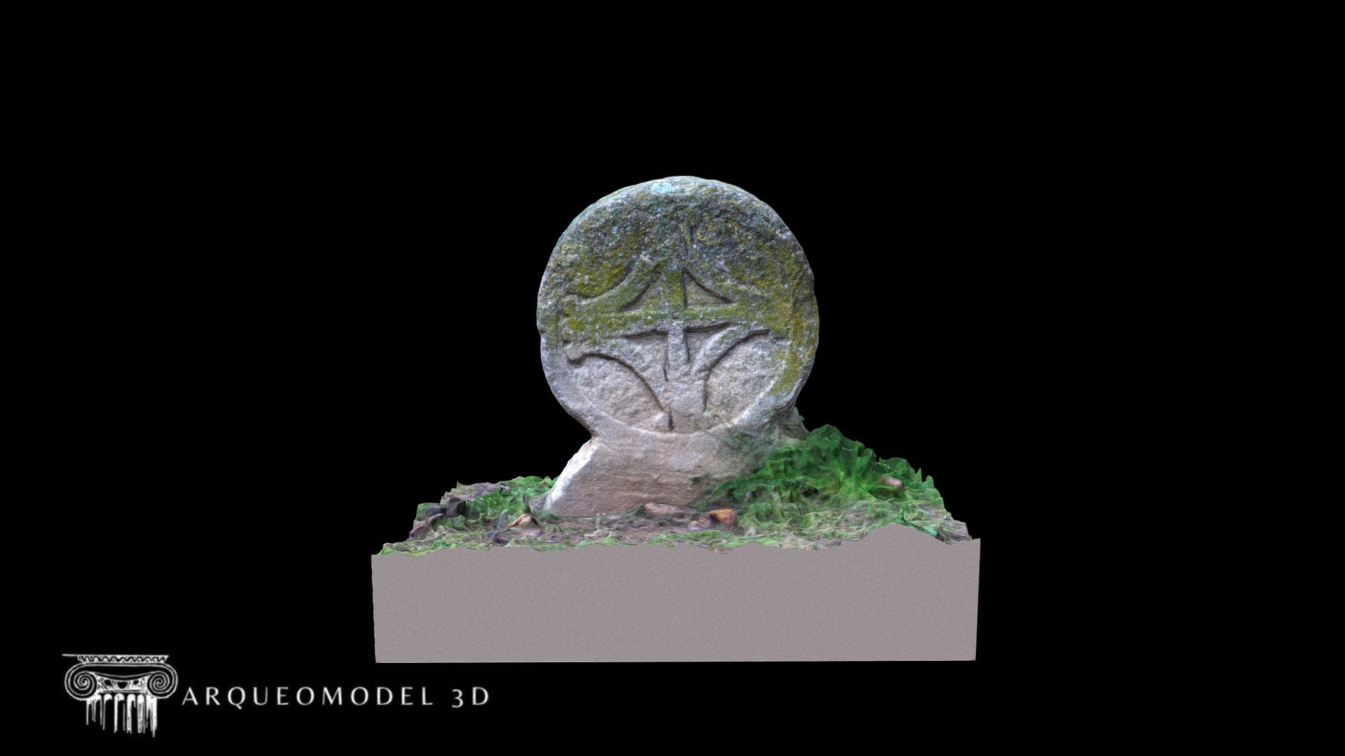 Estela Discoidea plaza de San Miguel (ESTELLA) 3D model by