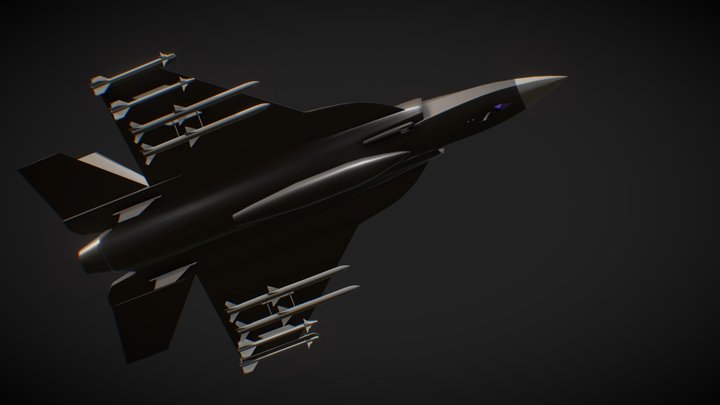 JF-17 THUNDER CONCEPT MODEL GAME-READY (LOWPOLY) 3D Model