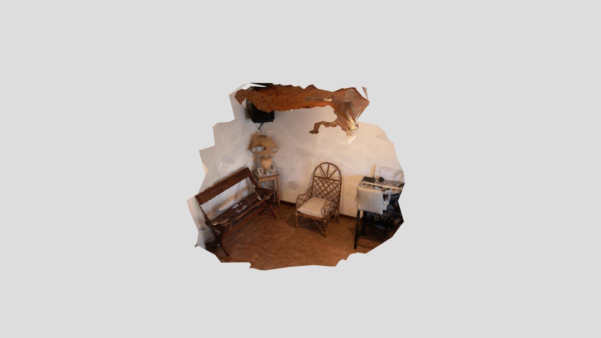 Fotogrametría Espacio Living — Sketchfab embed 3D viewer