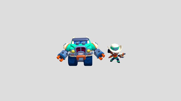 meg_monstertruck 3D Model