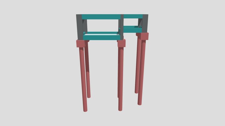 Projeto Estrutural para Piscina - Mel e Tiago 3D Model