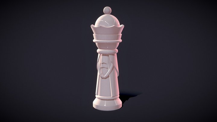 chess queen 3D Model