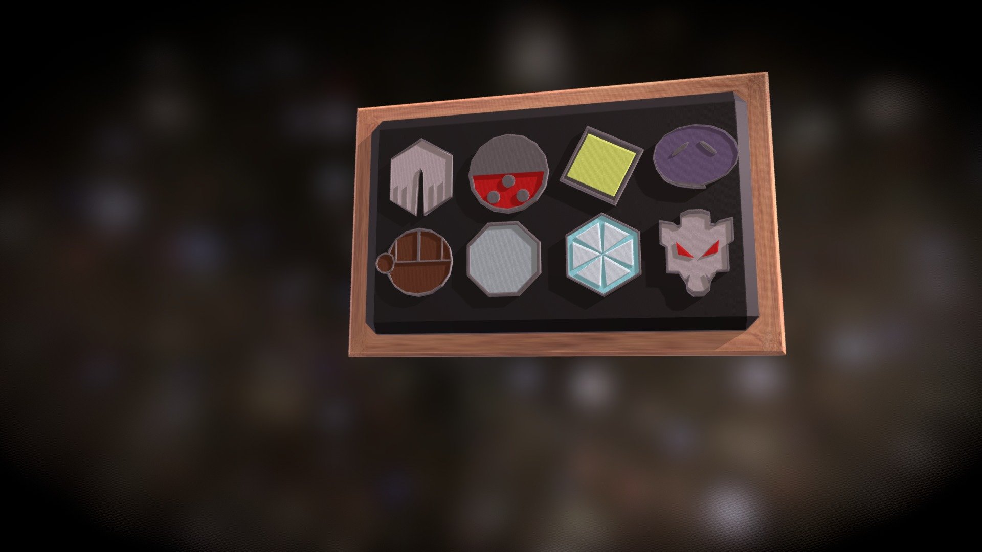 Johto Gym Badges