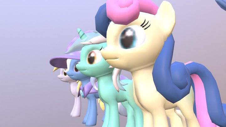 Pony dance 3D Model
