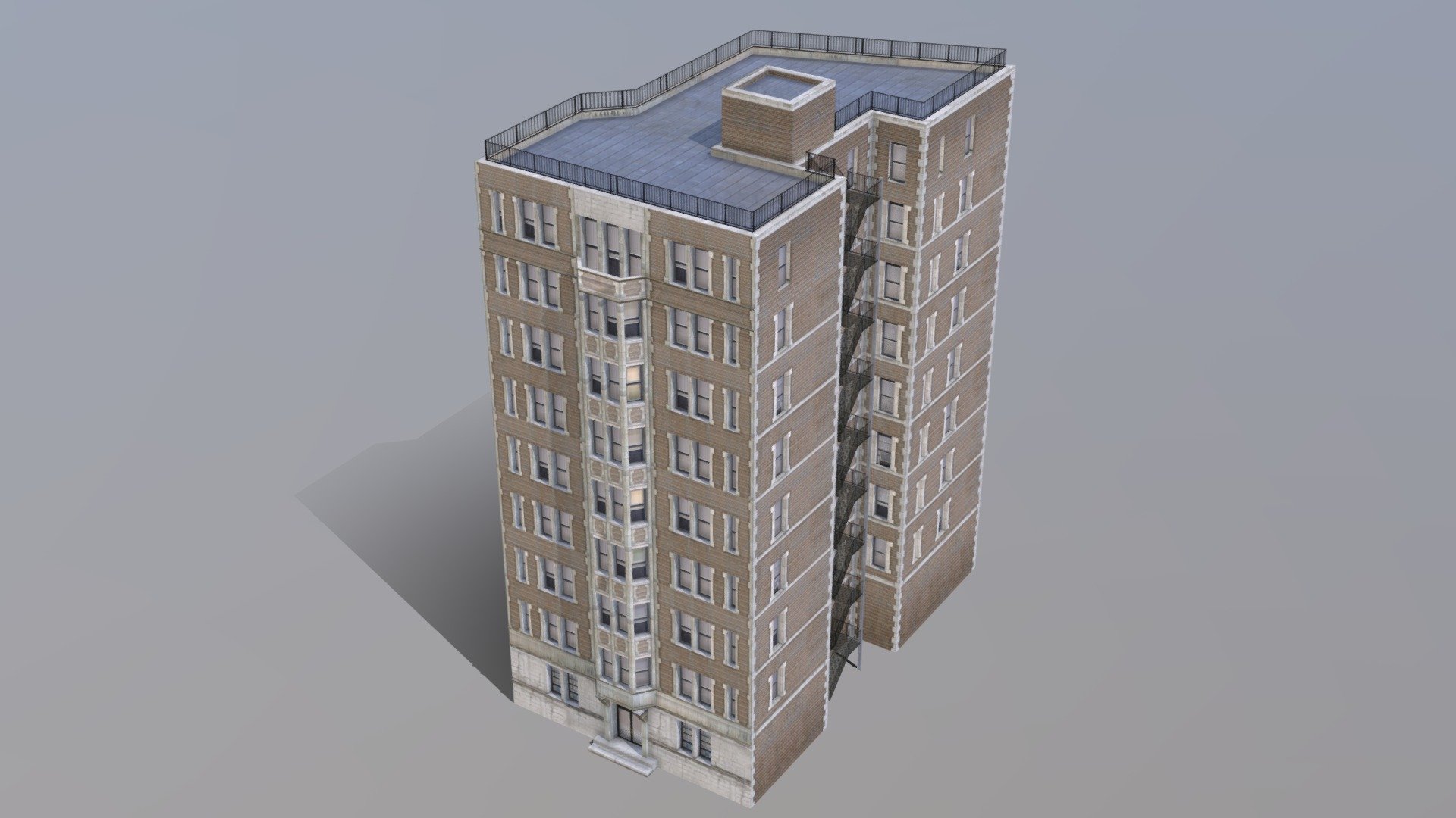 Hudson Apartments 3D model by Darf (sannie01) [b58aeff] Sketchfab