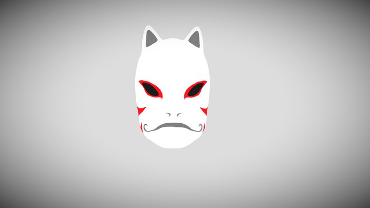 kakashi anbu mask 3D Model