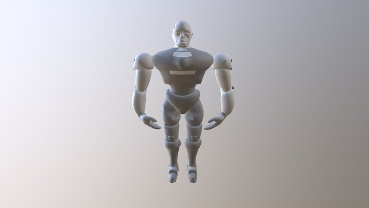 Cyborg 3D Model