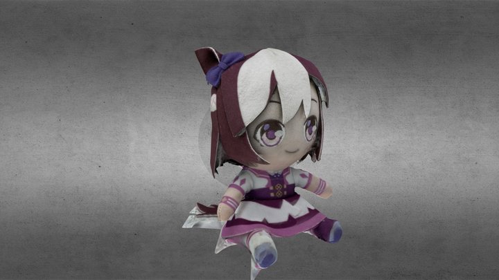 スペシャルウィークのぬいぐるみ 3D Model