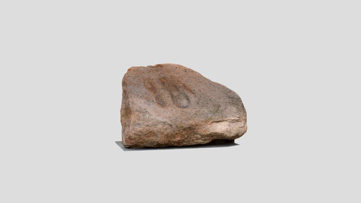 Ratkūnų akmuo su dubeniu 3D Model