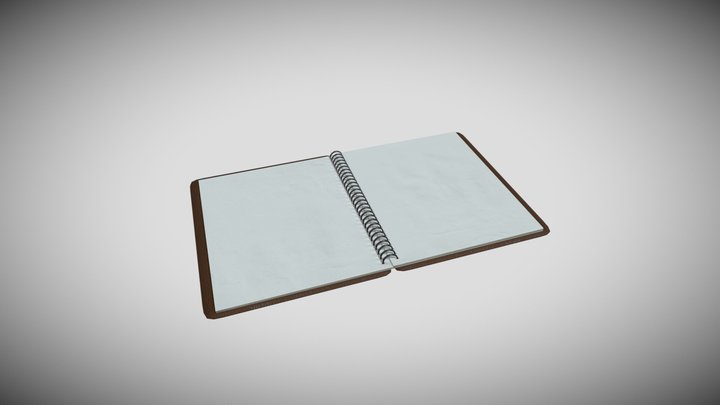 Notebook 3D Model