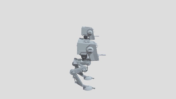 AT-ST_2vs3 3D Model