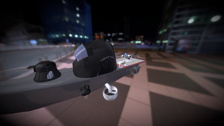SpaceShip 3D Model