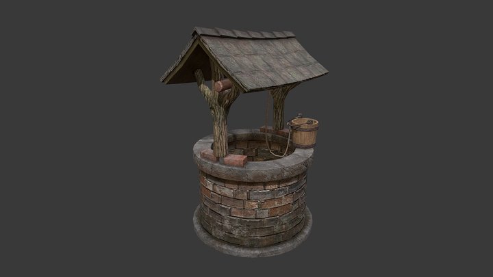 Fantasy Well 3D Model