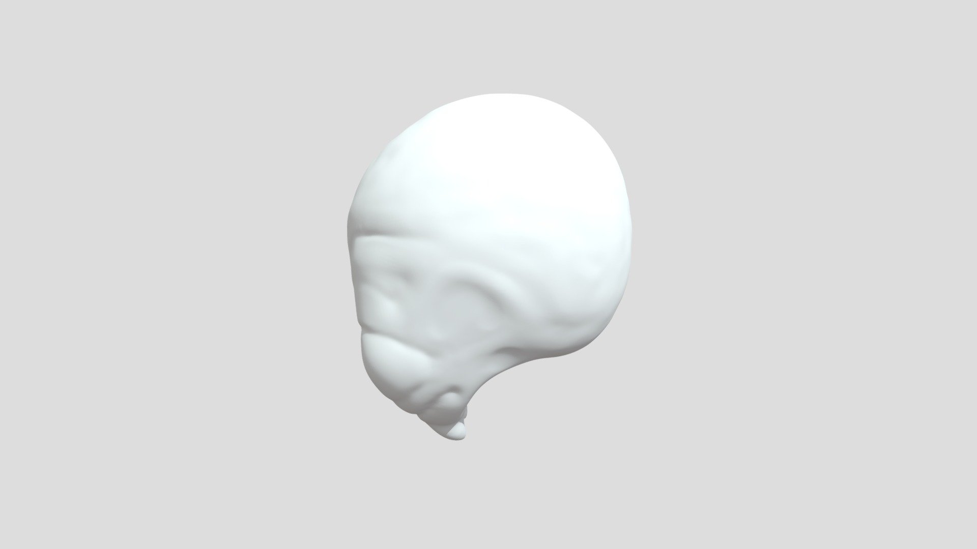 Alien Head — Sketchfab embed 3D viewer